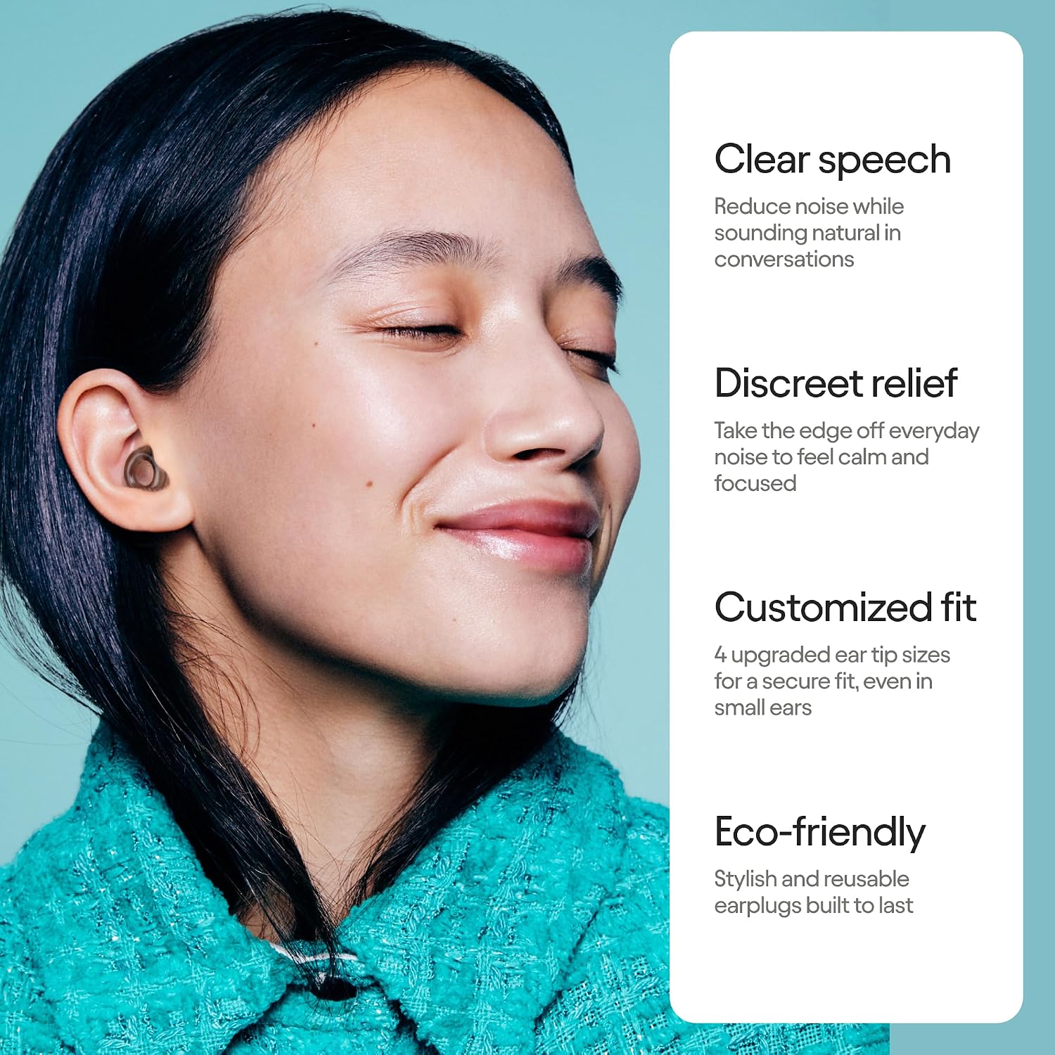 Loop Engage 2 Ear Plugs - Everyday Noise Relief with Clear Speech Dusk
