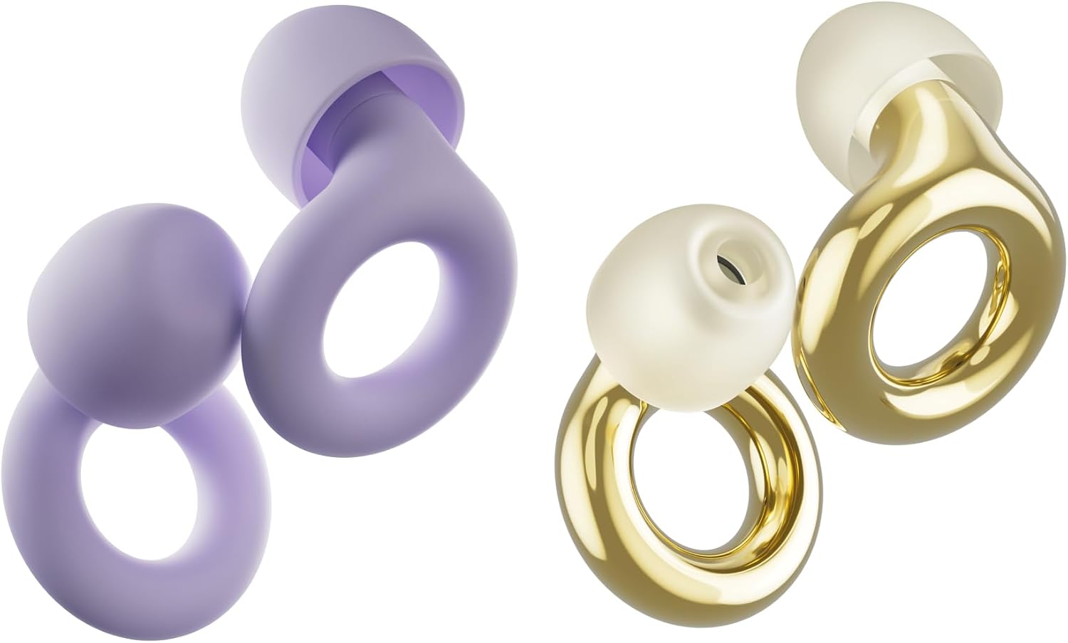 Loop Earplugs Day & Night Bundle (2-Pack) Quiet 2 + Experience 2 | Reusable Ear Plugs for Sleep, Noise Sensitivity, Music & More | 24 dB/18 dB Noise Reduction