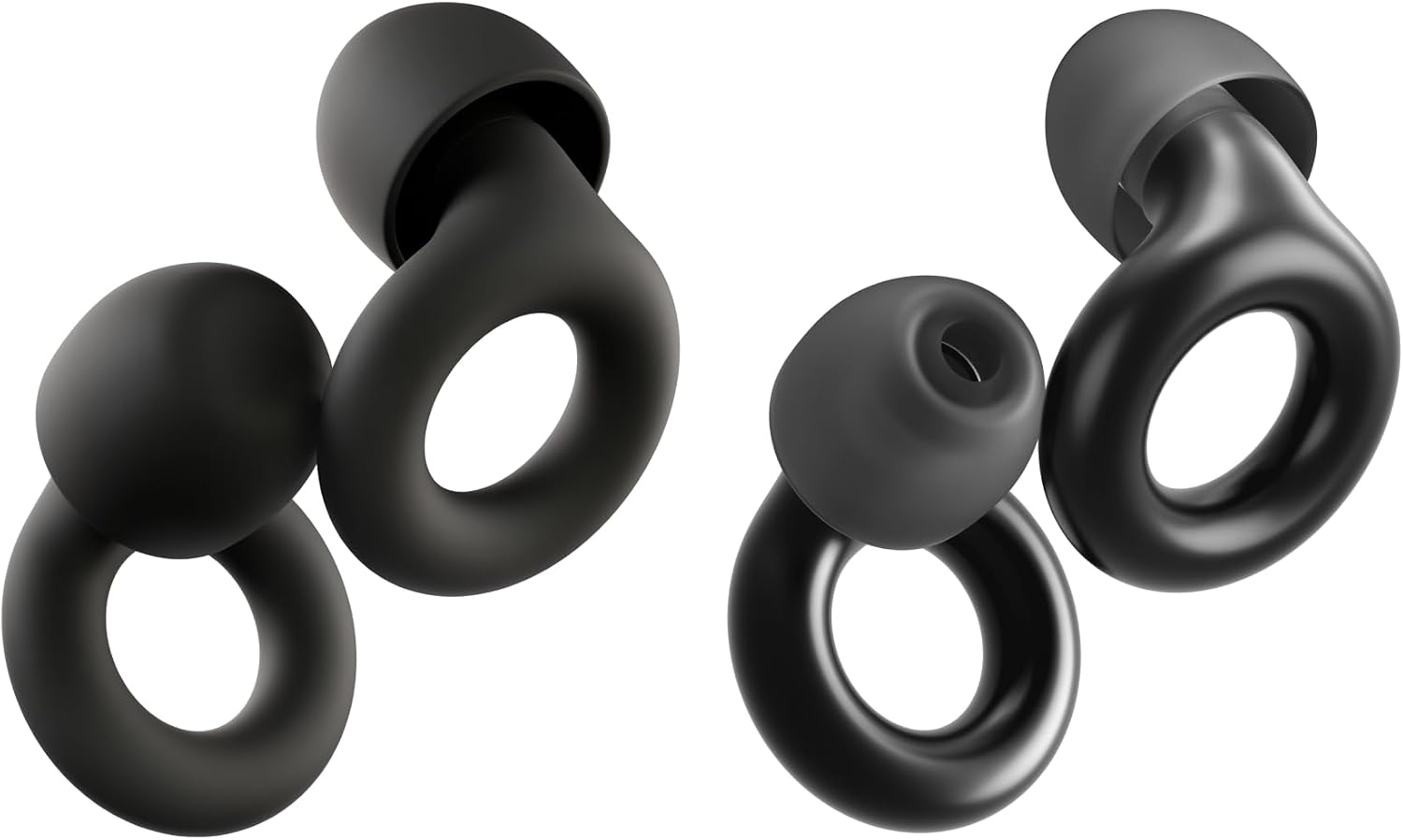 Loop Earplugs Day & Night Bundle (2-Pack) Quiet 2 + Experience 2 | Reusable Ear Plugs for Sleep, Noise Sensitivity, Music & More | 24 dB/18 dB Noise Reduction