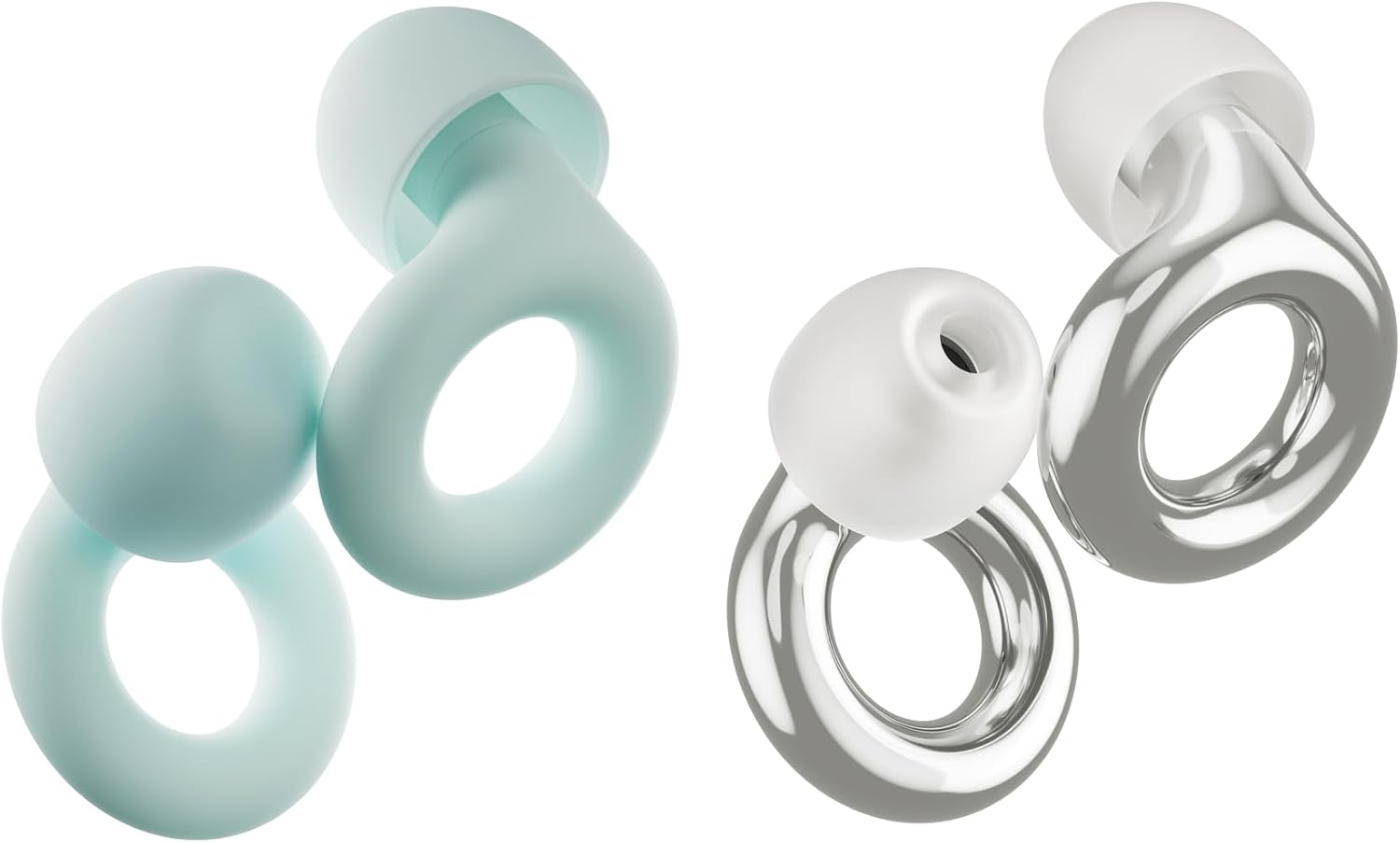 Loop Earplugs Day & Night Bundle (2-Pack) Quiet 2 + Experience 2 | Reusable Ear Plugs for Sleep, Noise Sensitivity, Music & More | 24 dB/18 dB Noise Reduction