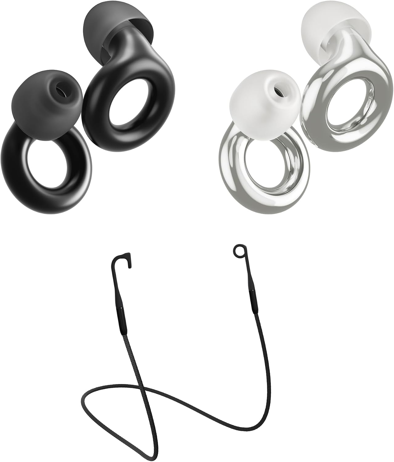 Loop Earplugs Experience Link Bundle – Loop Experience 2 (2-Pack) + Loop Link | Reusable Ear Plugs for Concerts, Live Events, Festivals, Motorcycles, Noise Sensitivity & More | 18 dB Noise Reduction