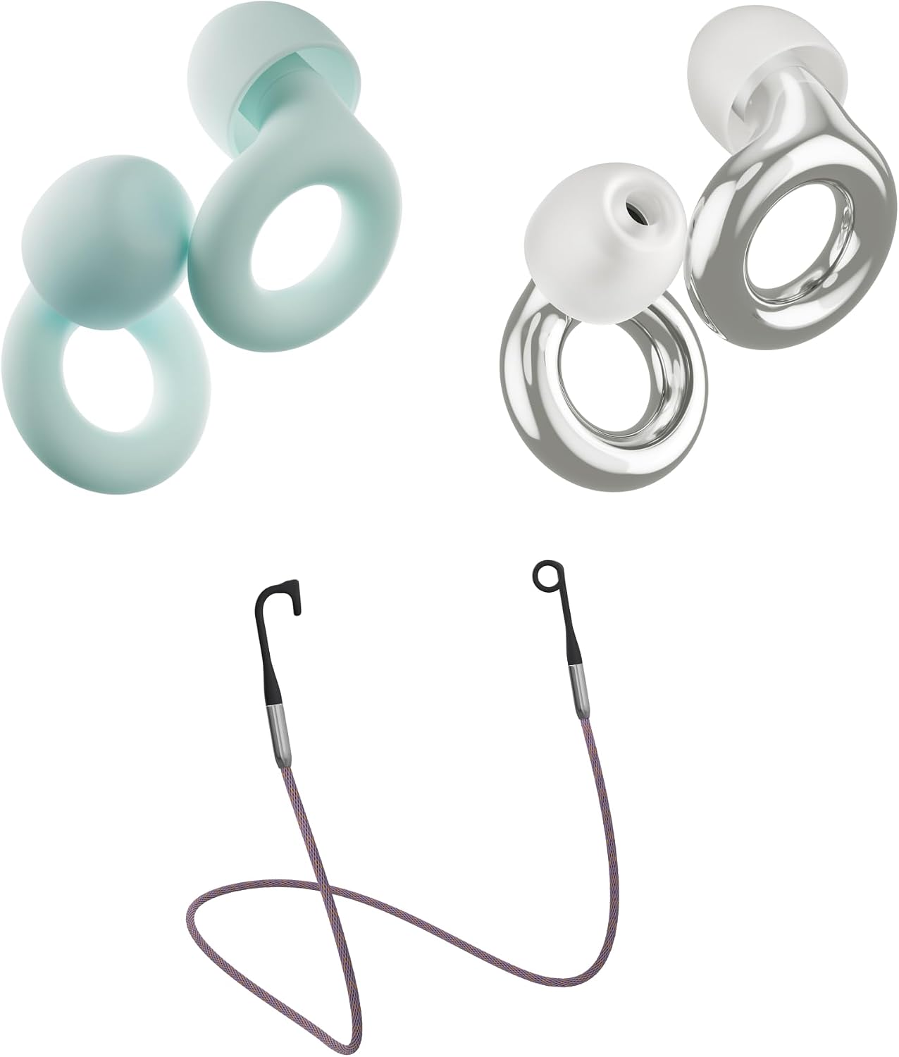 Loop Earplugs Day & Night Bundle (2-Pack) Quiet 2 + Experience 2 + Link | Reusable Ear Plugs for Sleep, Focus, Noise Sensitivity, Music, Events & More | 24 dB/18 dB Noise Reduction
