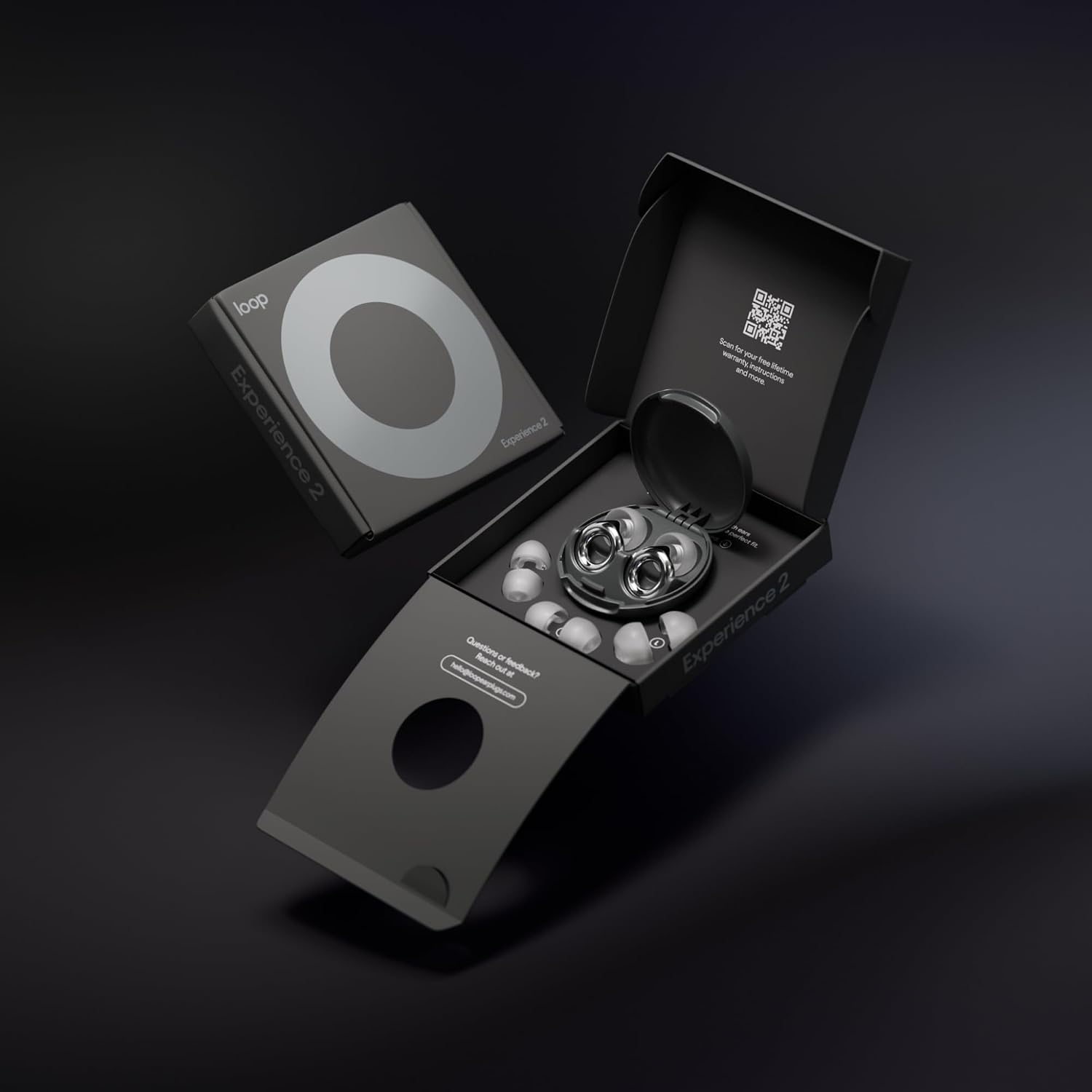 Loop Experience 2 Ear Plugs - Stylish Certified Hearing Protection Silver