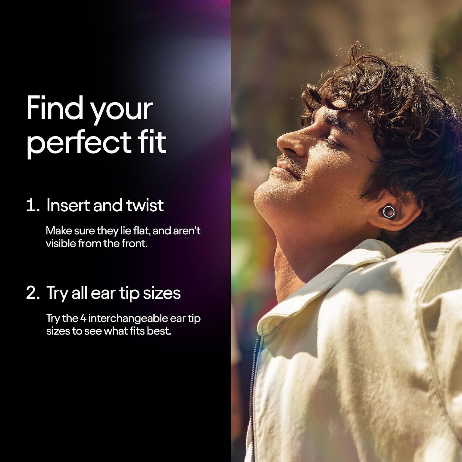 Loop Experience 2 Ear Plugs - Stylish Certified Hearing Protection Holographic Black