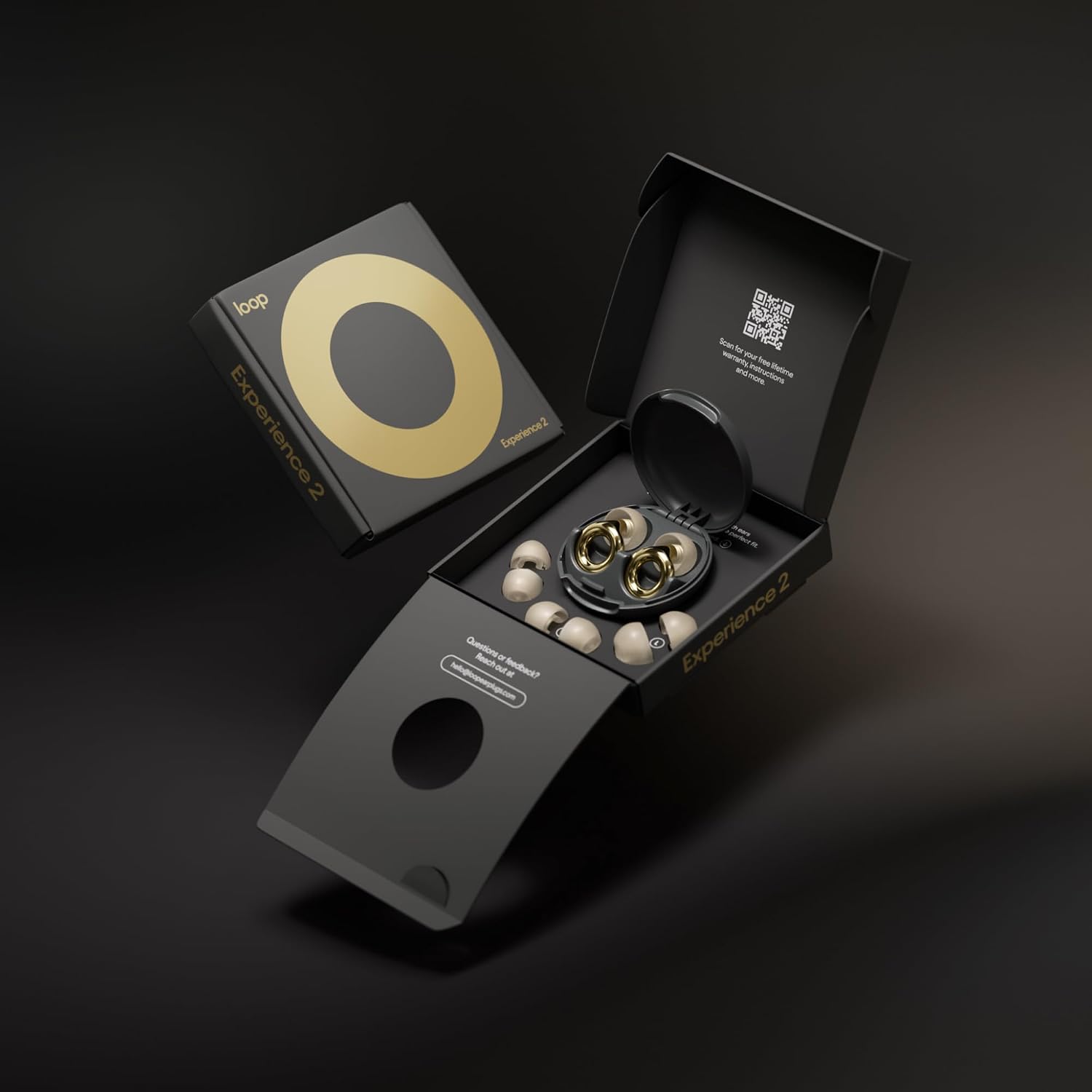 Loop Experience 2 Ear Plugs - Stylish Certified Hearing Protection Gold