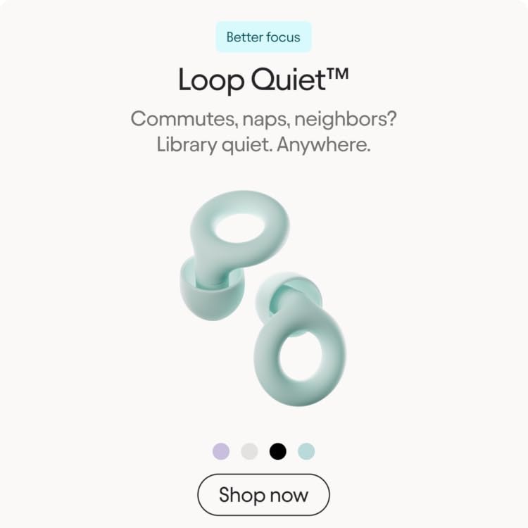 Loop | Patented Acoustic Channel Earplugs – Loop Quiet For Sleep, Experience For Concerts, Engage For Social - Loop Online Store