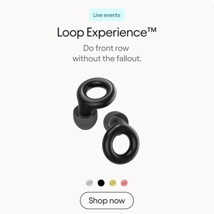 Loop | Patented Acoustic Channel Earplugs – Loop Quiet For Sleep, Experience For Concerts, Engage For Social - Loop Online Store